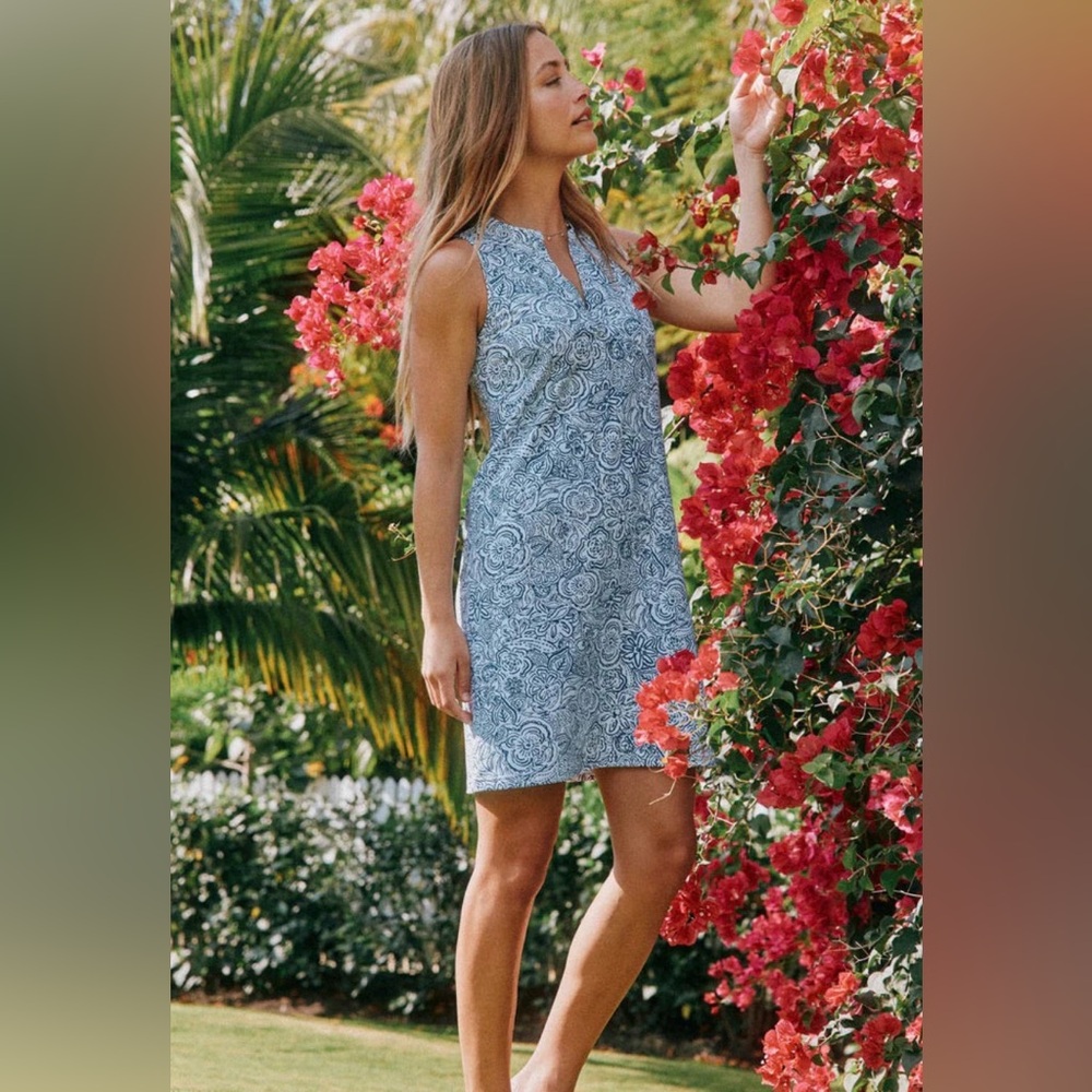 Southern Tide Annalee Forever Floral Performance Dress NWT - Picture 2 of 13
